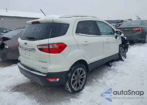 2020 Ford Ecosport Titanium from USA, damaged, VIN MAJ6S3KLXLC343534